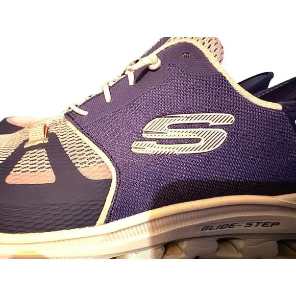 Skechers Size 9.5 Slip Ins Vegan Purple and Pink Glide Step Pro Sneakers - Picture 7 of 14